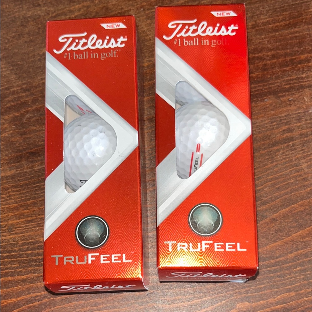 Titleist TruFeel Golf Balls in Red Box